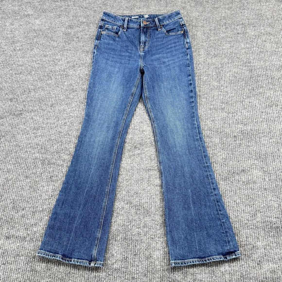 Old Navy Denim - Old Navy Extra High-Rise Flare Jeans Womens 2 Blue Medium Wash Stretch Denim